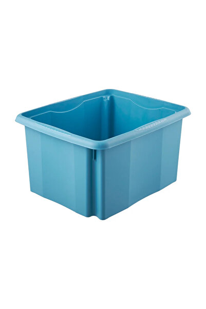 OEM Storage box, plastic, 41 x 34.5 x 22 cm, 24 L, blue