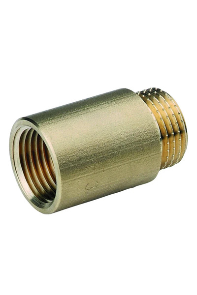 OEM Brass extension, internal thread - external thread, L 50 mm, Ø 20 mm, con...