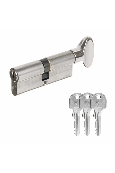 OEM Κύλινδρος από ορείχαλκο, 5 ακίδες, 40 x 40 mm, 3 κλειδιά