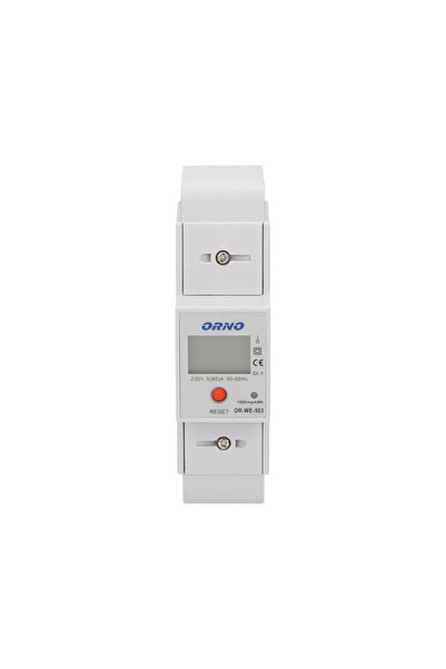OEM Orno single-phase meter, with reset button, 80 A