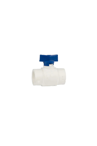 OEM PPR pipe valve, with ball, Mini model, Ø 25 mm, white