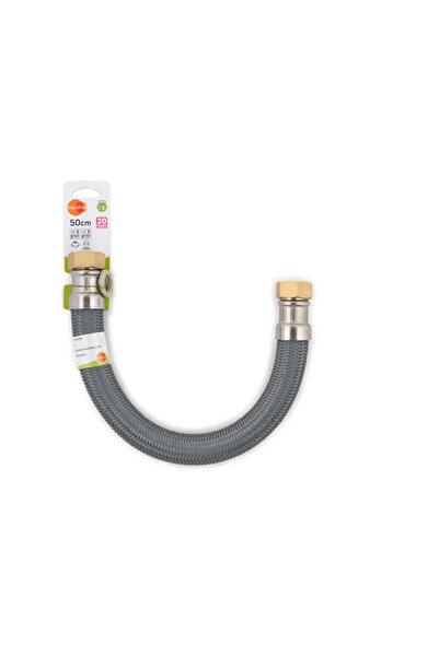 EQUATION Εύκαμπτη σύνδεση νερού, ανοξείδωτο ατσάλι, Μ 50 cm, DN25, 1" - 1", ε...