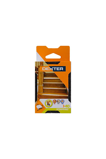 Dexter Σφουγγάρι λείανσης Dexter, για τρίψιμο, 100 x 70 x 25 mm, κόκκωση 40