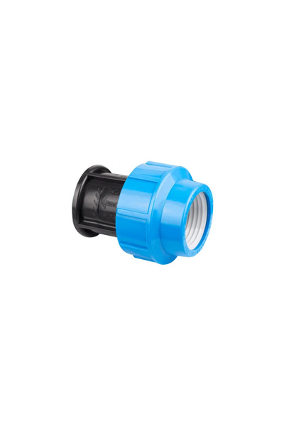 OEM Compression fitting for HDPE pipe, internal thread, Ø 32 mm x 3/4', black...