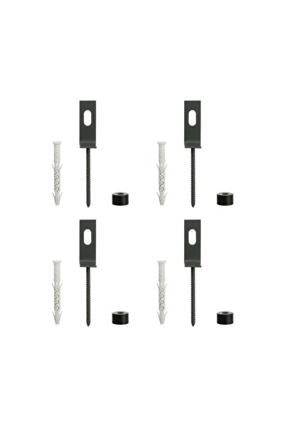 OEM Σφιγκτήρας στερέωσης πάνελ, τύπος O, χάλυβας, γκρι (σετ 4 τεμαχίων)