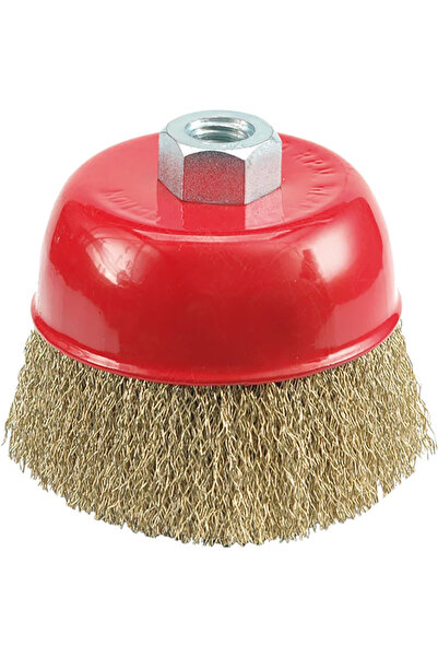 OEM Perie sarma Vorel, tip cupa, otel, pentru polizor, M14, 75 mm