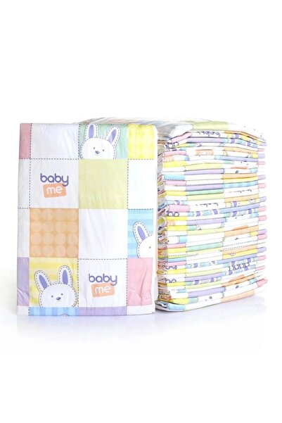 Baby&Me Baby Me Pofuduk Alt Değiştirme Örtüsü 60x60 Cm 10 Adet