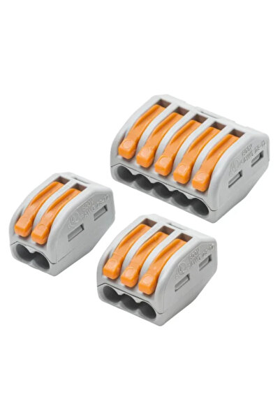 OEM Ακροδέκτης καλωδίου WAGO, Έξοδος τύπου μοχλού, 2/3/5x2.5-4 mm², Σετ 20 τε...