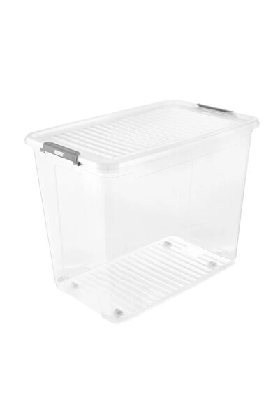 OEM Cutie depozitare, Clipbox, din plastic, 59 x 38 x 47 cm, 74 L, cu capac
