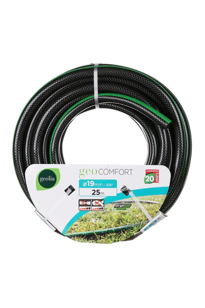 GEOLIA Λάστιχο κήπου Comfort, Ø 19 mm, 21 bar, μήκος 25 μέτρα