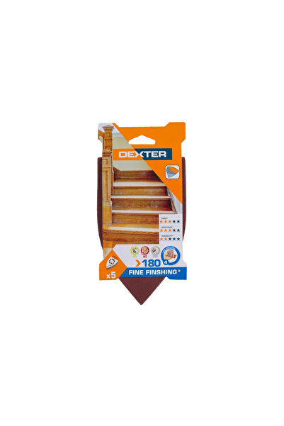 Dexter Dexter abrasive belt, for triangular sander, 105 x 175 mm, grit 180 (s...