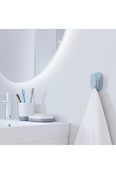 sensea Ράφι πετσετών μπάνιου, Easy Aqua, 1 κρεμάστρα, ατσάλι, αυτοκόλλητο κού...