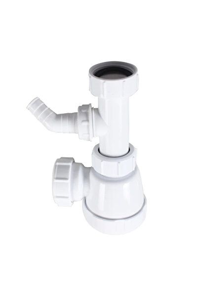 OEM Sifon Equation, pentru lavoar, cu racord masina spalat, 1'1/4, Ø 32 - 40 mm