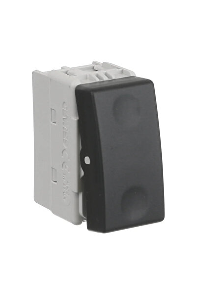 OEM Gewiss Top System single cross head switch, modular, IP20, black
