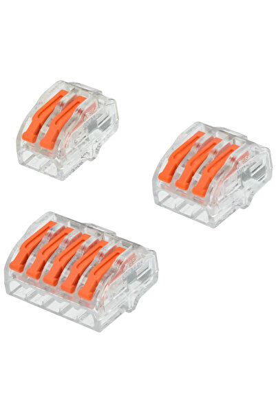 Lexman Wire clamp, 0.2 x 4 mm², 2-5 wires, Set of 20 pieces