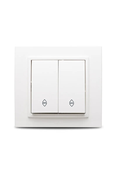 OEM Zena double stairwell switch, IP20, white
