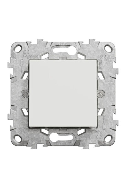 OEM Απλός διακόπτης Schneider Unica, για 2 μονάδες, με βάση στήριξης και γάντ...