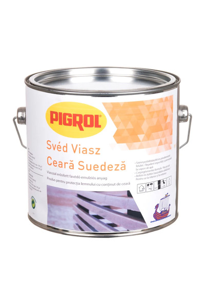 OEM Pigrol шведски восък, за дърво, безцветен 4501, 2.5 л