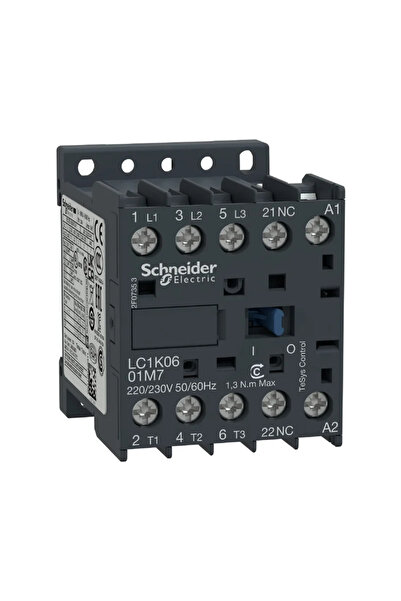 OEM Επαφέας Schneider, 6 A, AC3, 2,2 kW, 230 VAC