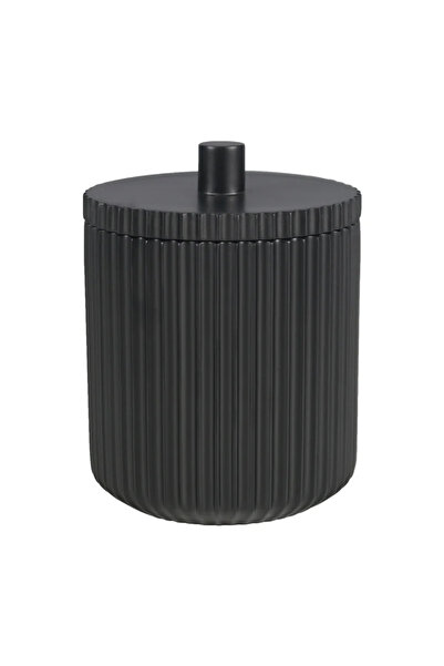 sensea Κουτί ντεμακιγιάζ Glamour, 9 x 9 x 11,8 cm, ρητίνη, μαύρο