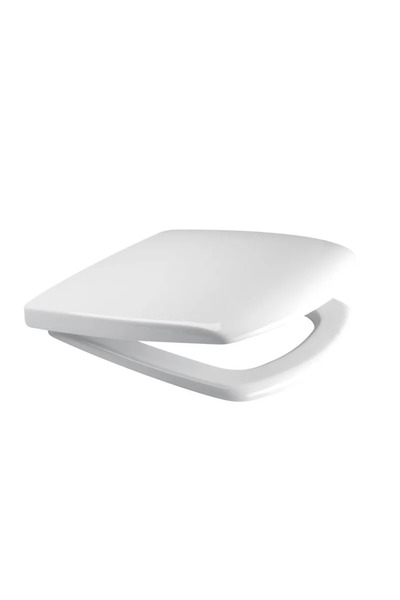 OEM Capac WC Carina, din duroplast, inchidere lenta, , montaj rapid, alb