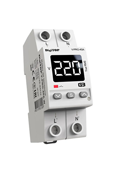 OEM Releu digital protectie tensiune DigiTop, monofazat, 40A