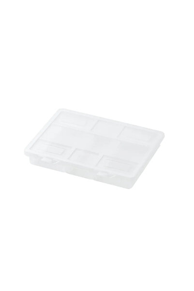OEM Plastic box, with organizer, 200 x 160 x 35 mm, Sheer