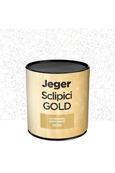 OEM Διακοσμητικό βερνίκι με γκλίτερ, για εφέ βαφής, Jeger, χρυσό, 0,5 L