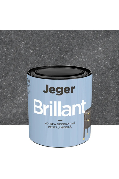 OEM Jeger Brillant furniture paint, lead, glossy finish, 0.5 L