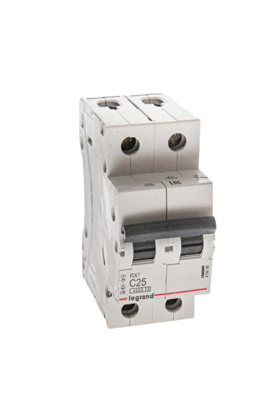 OEM Legrand RX3 circuit breaker, bipolar, 25 A, curve C, 4.5 KA