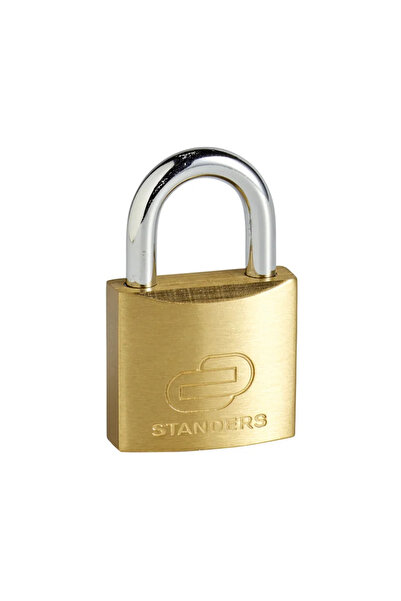 STANDERS Λουκέτο με κλειδί, για εσωτερικό χώρο, Standers, ορείχαλκος, 30 mm