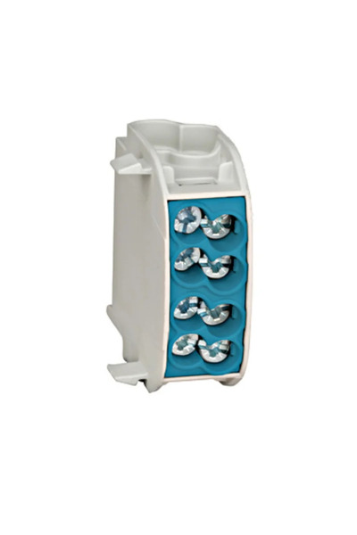OEM Clema derivatie izolata, 25mmp, 4 pct conectare, albastru