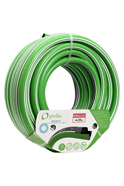 OEM Λάστιχο κήπου Aqualis Geolia, για άρδευση, Ø 19 mm, 21bar, μήκος 25 μέτρα