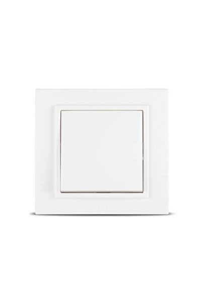 OEM Zena single switch, recessed, IP20, white