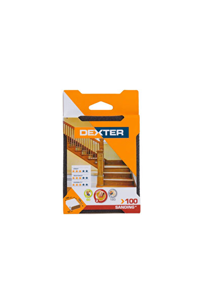 Dexter Διπλό σφουγγάρι λείανσης Dexter, για λείανση, 125 x 100 x 10 mm, κόκκω...