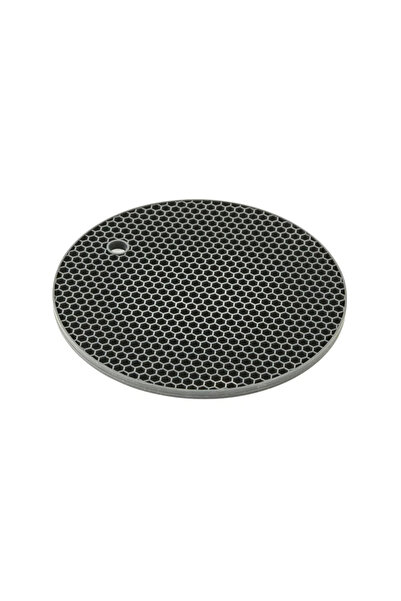 OEM Delinia pot holder, made of silicone, Ø 17.6 x H 0.5 centimeters, gray