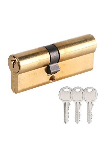 STANDERS Κύλινδρος από ορείχαλκο/χάλυβα, 5 ακίδες, 35 x 45 mm, 3 κλειδιά