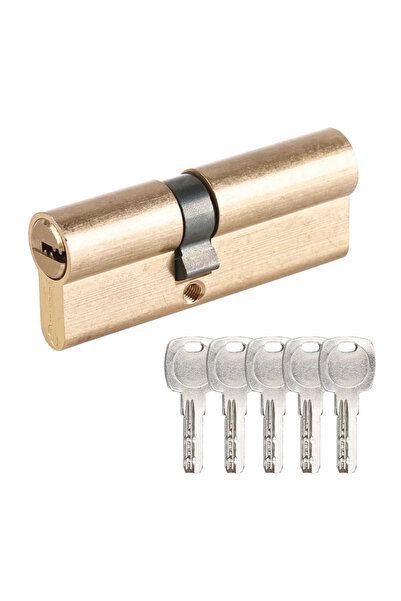 STANDERS Κύλινδρος από ορείχαλκο/χάλυβα, 6 ακίδες, 35 x 45 mm, 5 κλειδιά