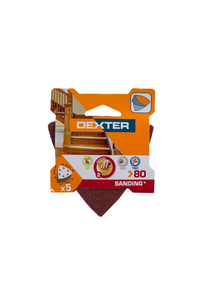 Dexter Banda abraziva Dexter, pentru slefuitor triunghiular, 93 x 93 mm, gran...