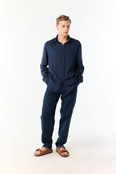 Mudo Tapered Fit Linen Pants