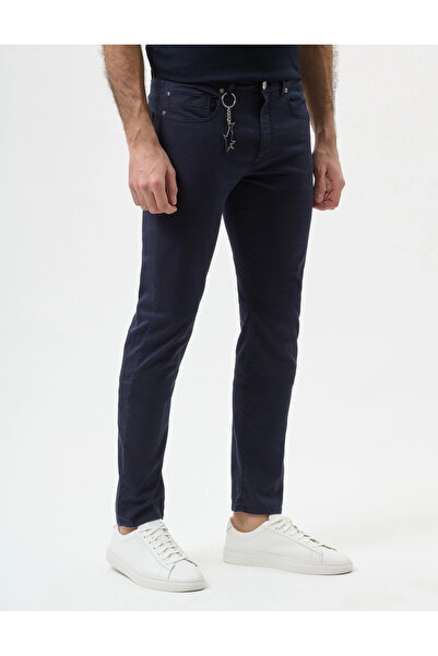 PAUL&SHARK Men's Slim Fit Cotton Pack Denim Navy Blue Trousers 99314017-013