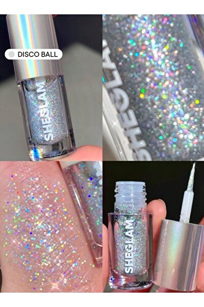 SHEGLAM Insta-Glitter Likit Simli Eyeliner & Far -( Yüksek Kalıcılık)