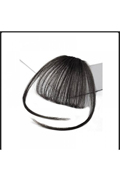 Handmade %100 Gerçek insan saçı kahkül perçem kolay kullanımlı ısıya dayanıkl...