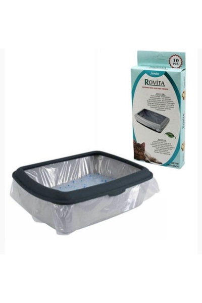 Rovita Dayanıklı Kedi Kum Kabı Torbası 55 X 43 Cm (10'lu)