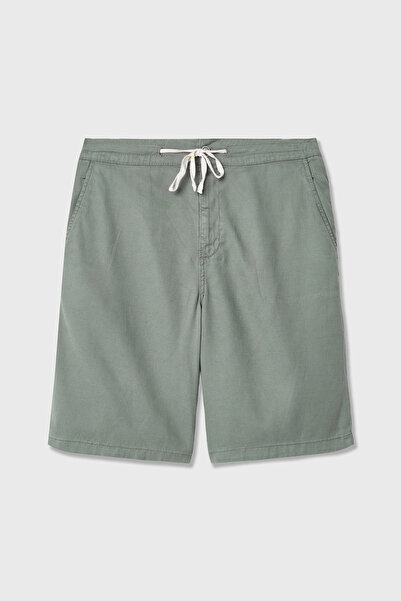 Mudo Straight Fit Waist-Tie Lyocell Shorts