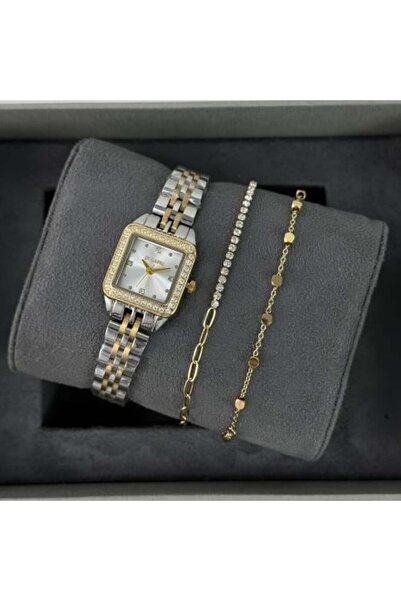Di Capri Women's Watch and Bracelets Set
