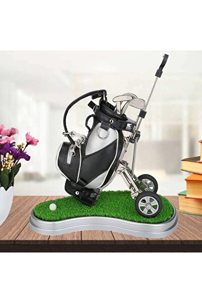 Arabest Golf Gift Golf Pens Holder, Golf Bag Holder with 3 Pieces Aluminum Pe...