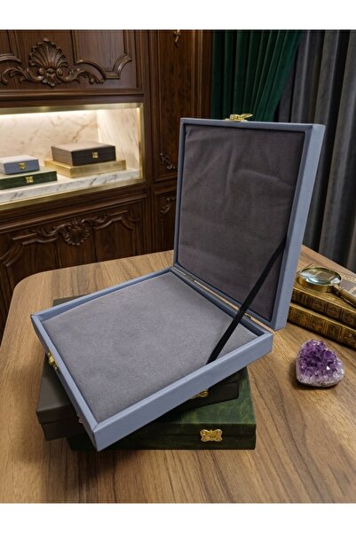 YUEMAY Kilitli Suni Deri Takı Kutusu–Lüks Aksesuar, Mücevher, Saat Kutusu | M...