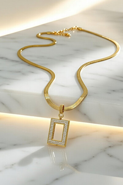 xtaki gram kolye ucu - Altın çerçevesi - gram altınlı kolye - Çelik italyan e...