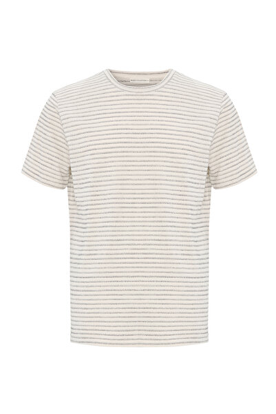 Mudo Striped Crew Neck T-Shirt